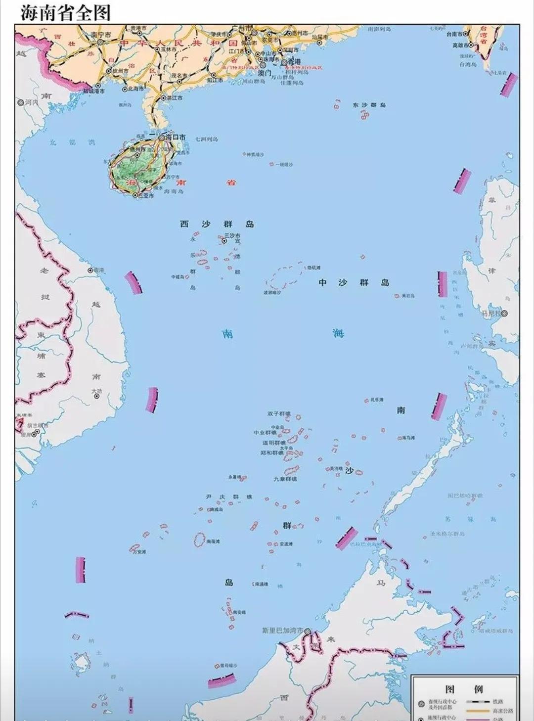 南海地圖高清版大圖，探索神秘的海洋疆域，南海高清地圖大圖，探索神秘海洋疆域之旅